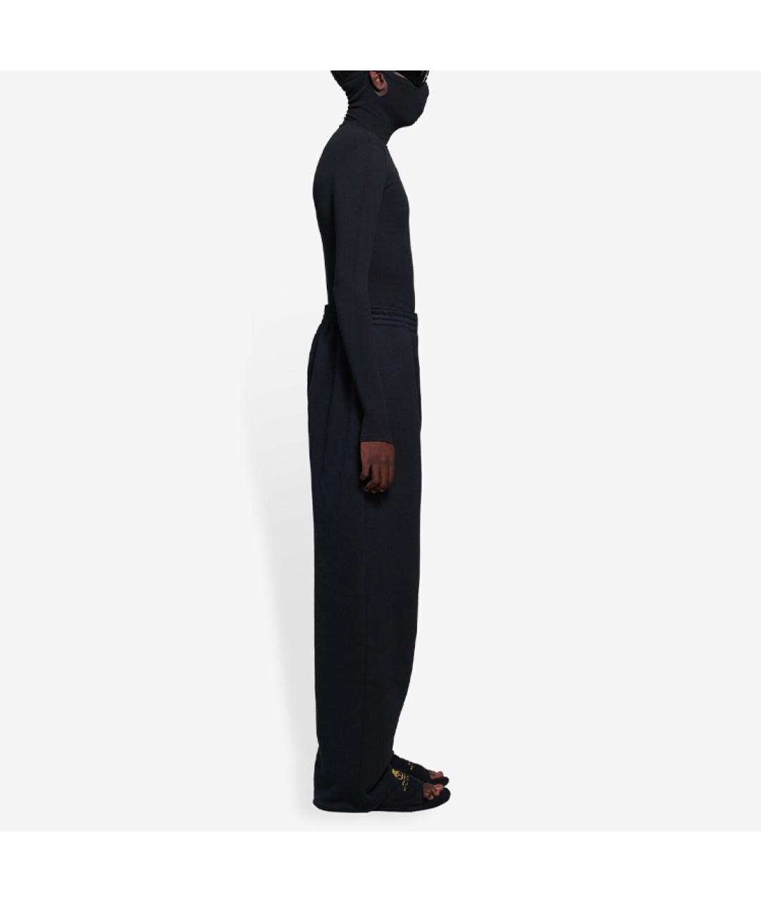 BALENCIAGA Черный кашемировый джемпер / свитер, фото 4
