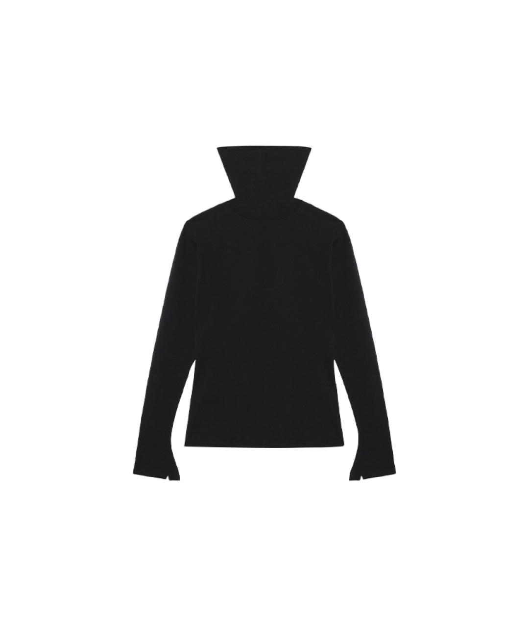 BALENCIAGA Черный кашемировый джемпер / свитер, фото 1