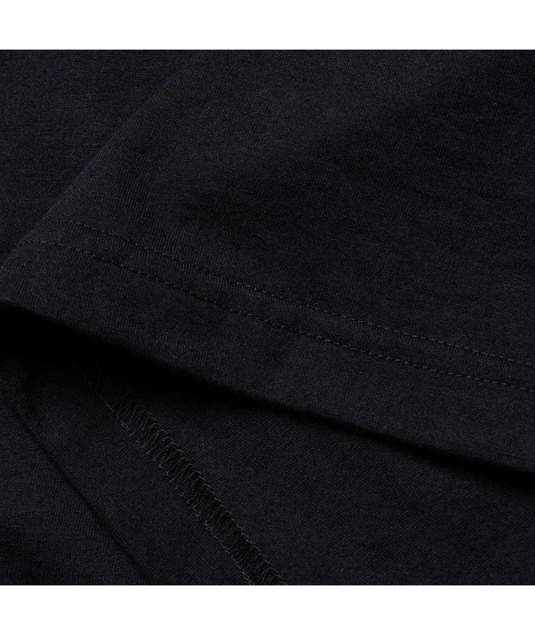 BALENCIAGA Черная хлопковая футболка, фото 5