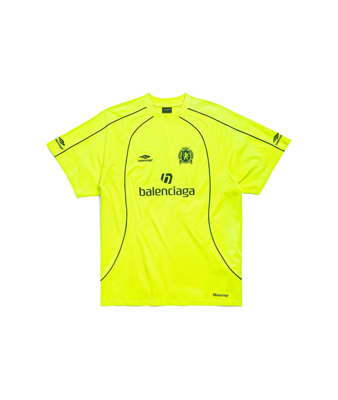 BALENCIAGA Желтая футболка, фото 8