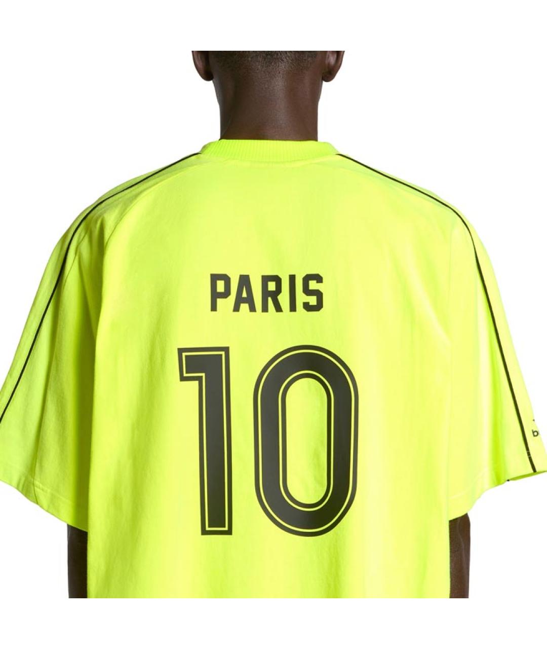 BALENCIAGA Желтая футболка, фото 6