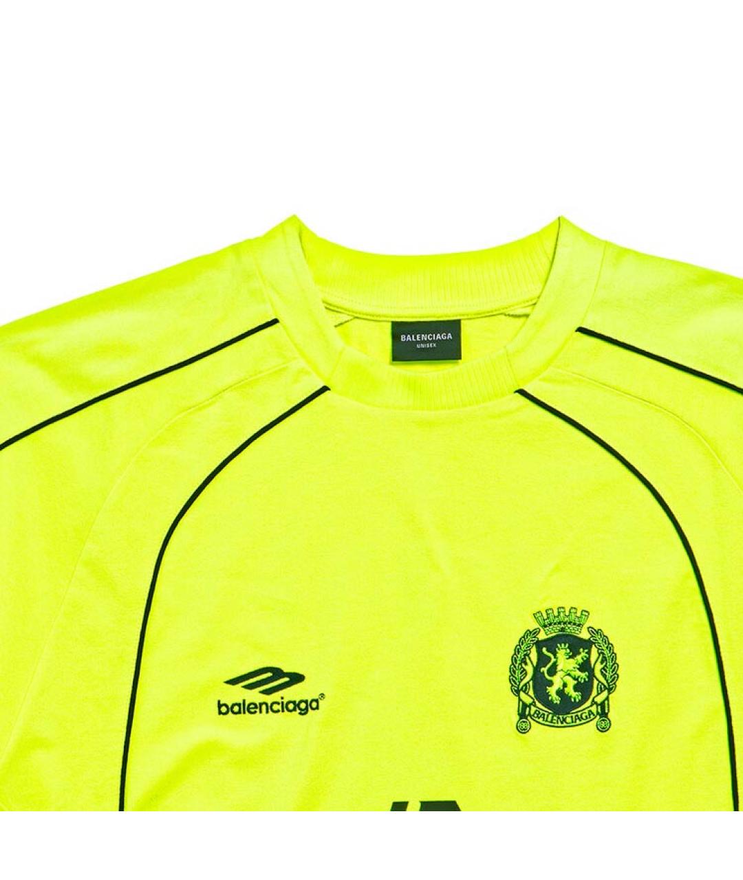 BALENCIAGA Желтая футболка, фото 7