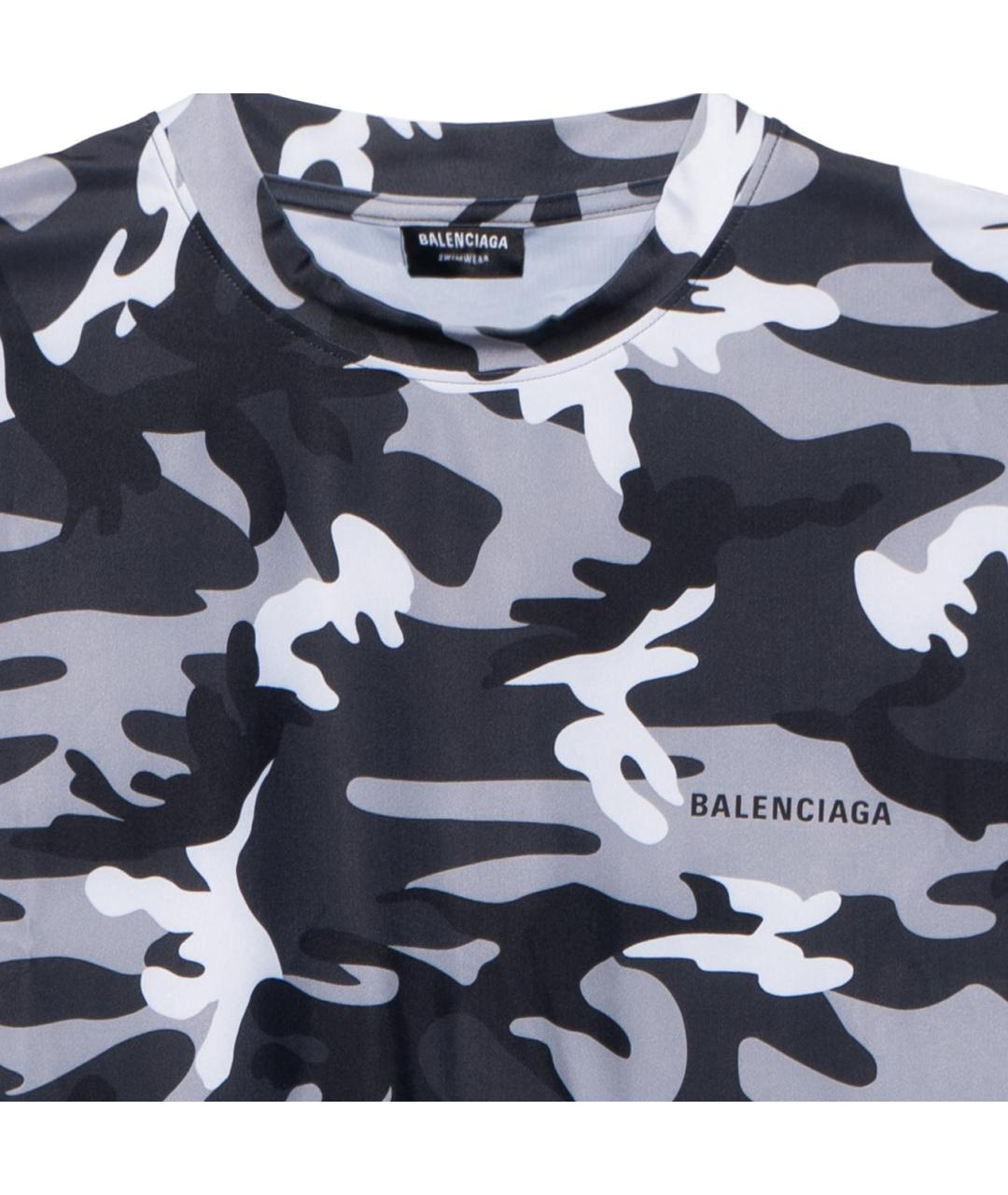 BALENCIAGA Мульти хлопковая футболка, фото 7