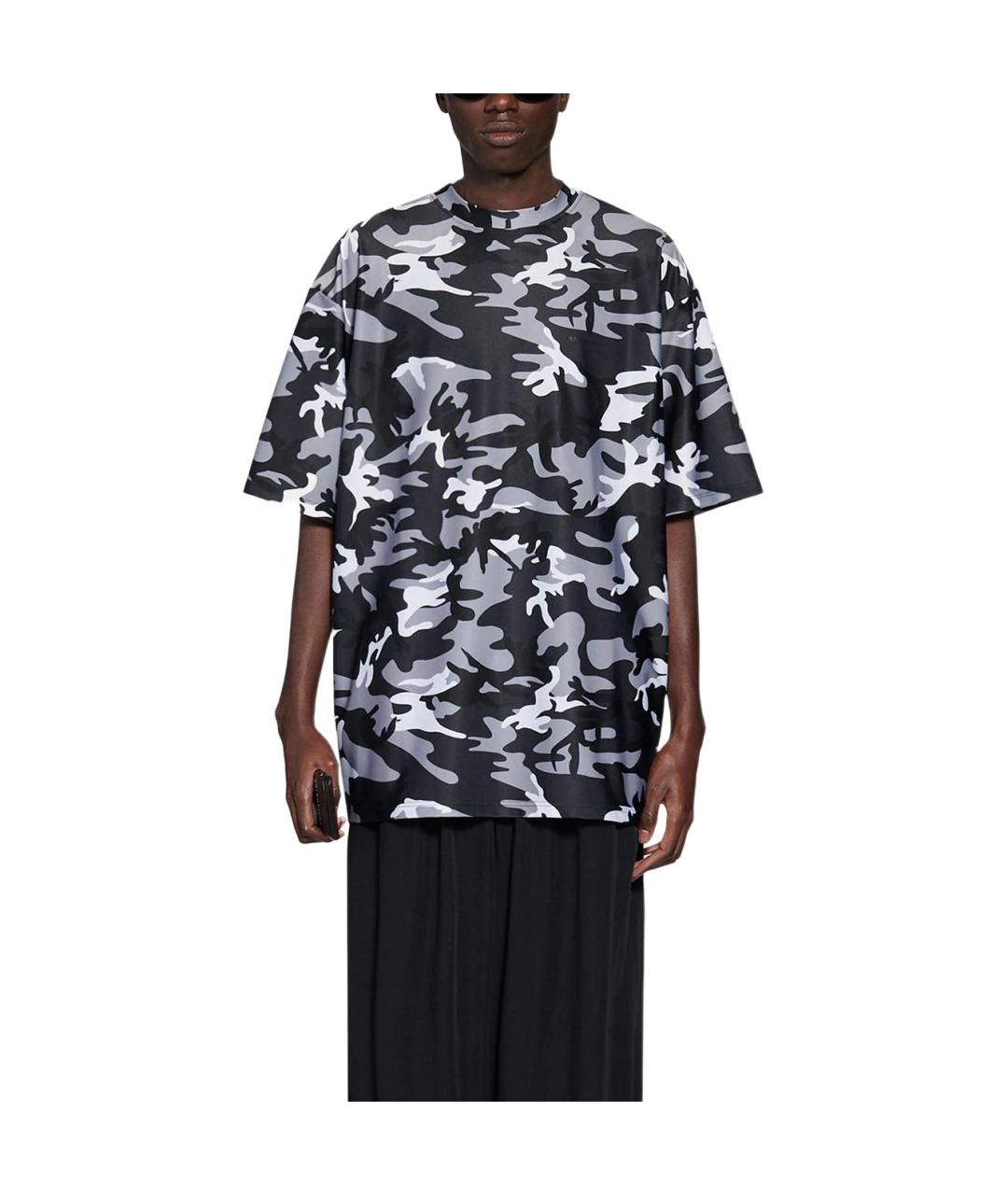 BALENCIAGA Мульти хлопковая футболка, фото 4