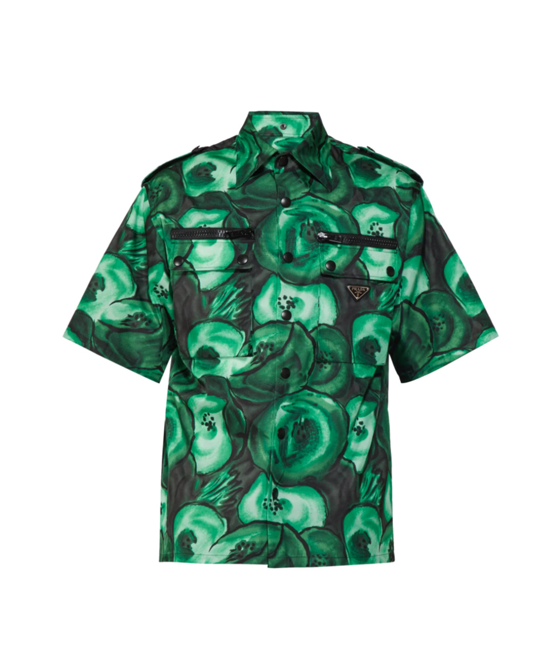 PRADA Зеленая кэжуал рубашка, фото 1