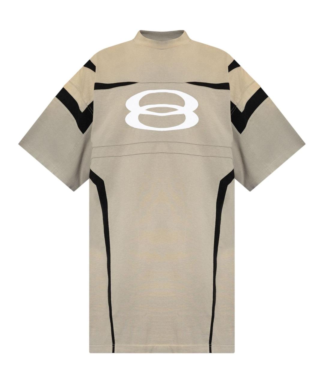 BALENCIAGA Бежевая хлопковая футболка, фото 1