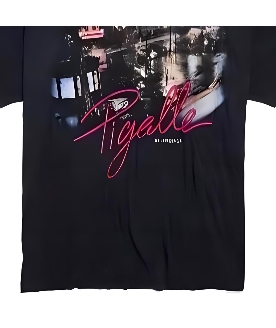 BALENCIAGA Черная хлопковая футболка, фото 6