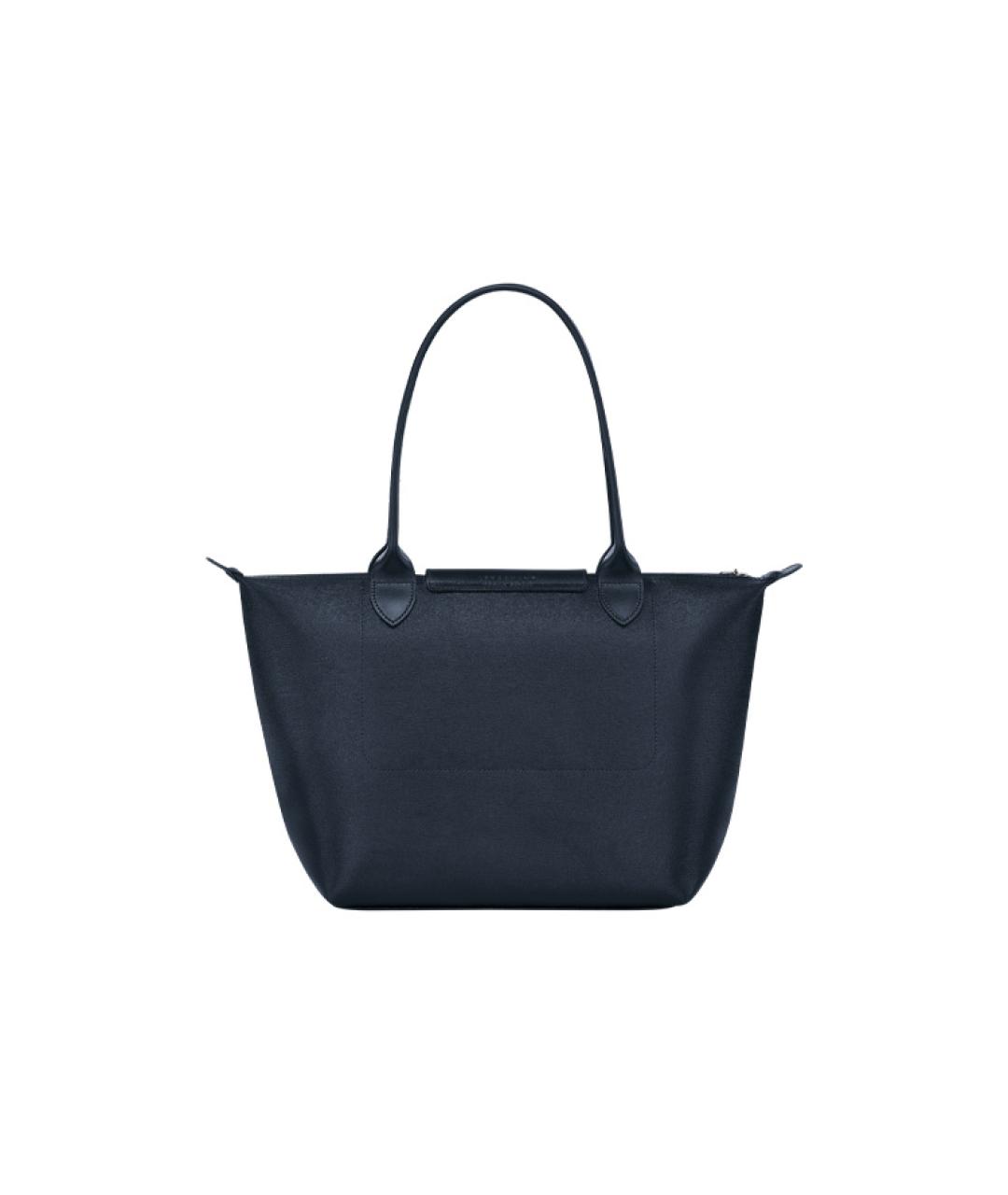 LONGCHAMP Темно-синяя кожаная сумка через плечо, фото 3