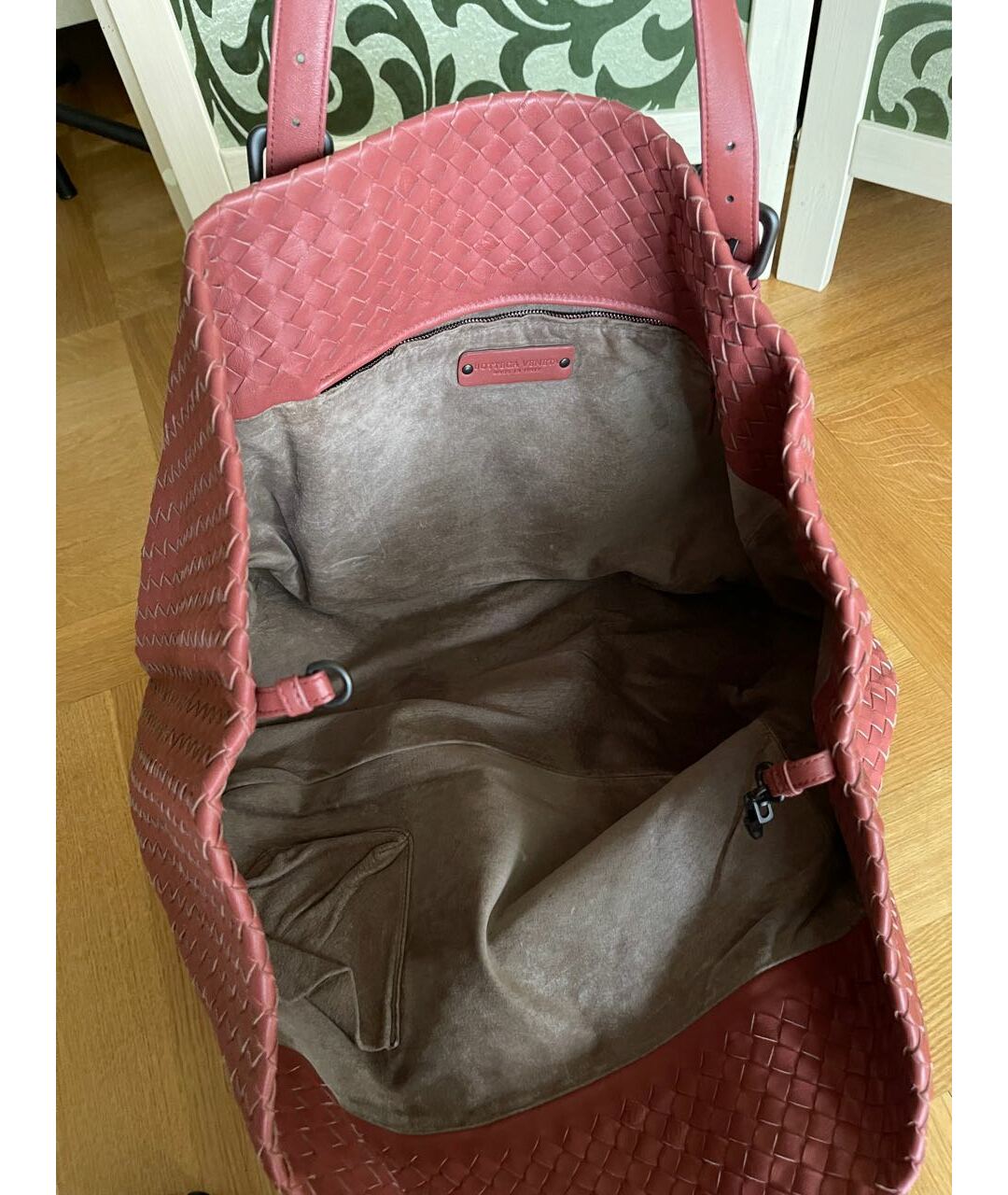 BOTTEGA VENETA Кожаная сумка тоут, фото 3