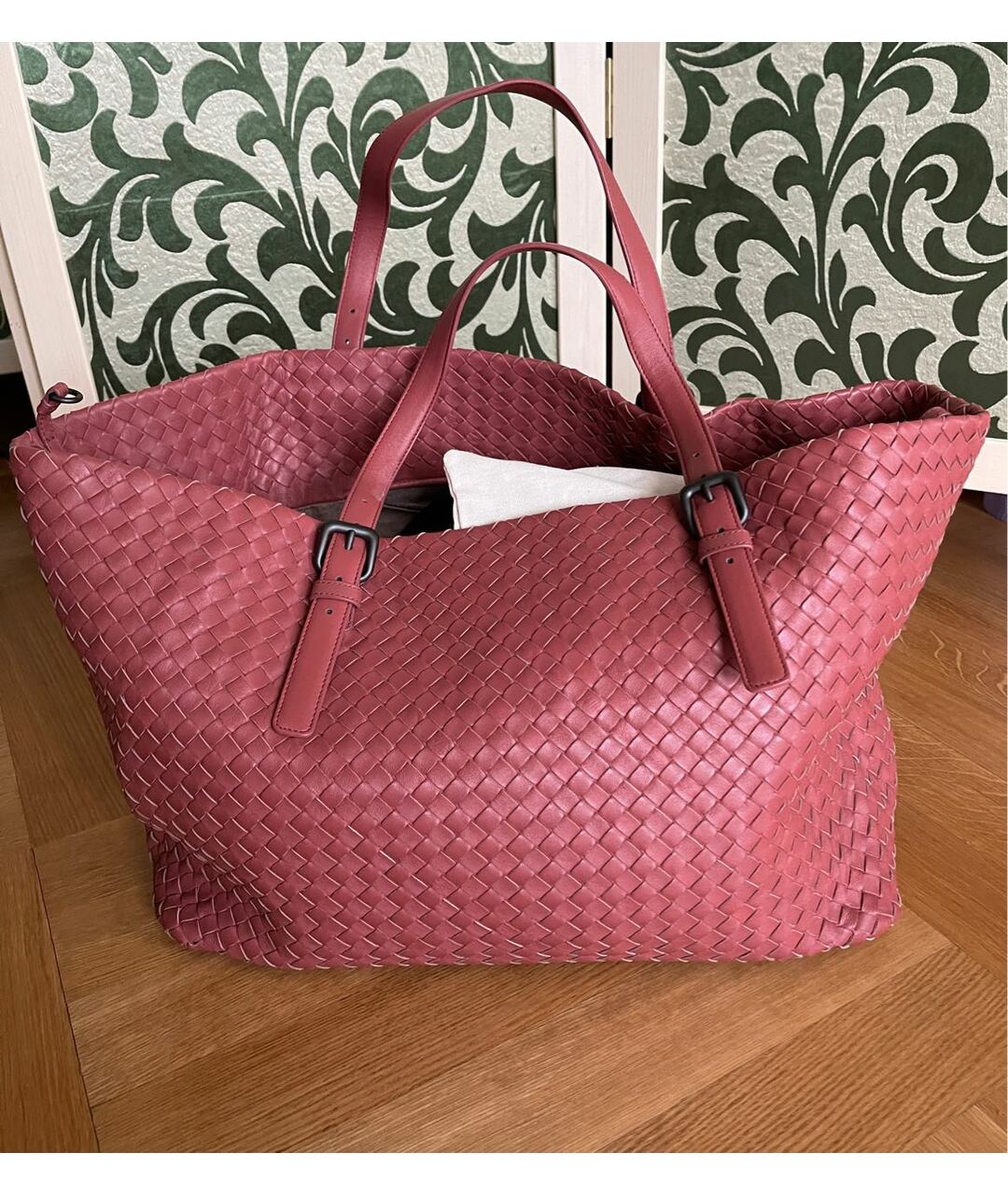 BOTTEGA VENETA Кожаная сумка тоут, фото 4