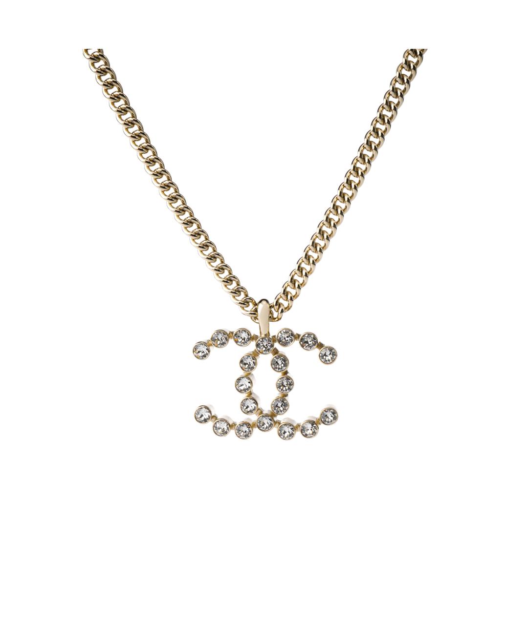 CHANEL Золотая металлическая подвеска, фото 1