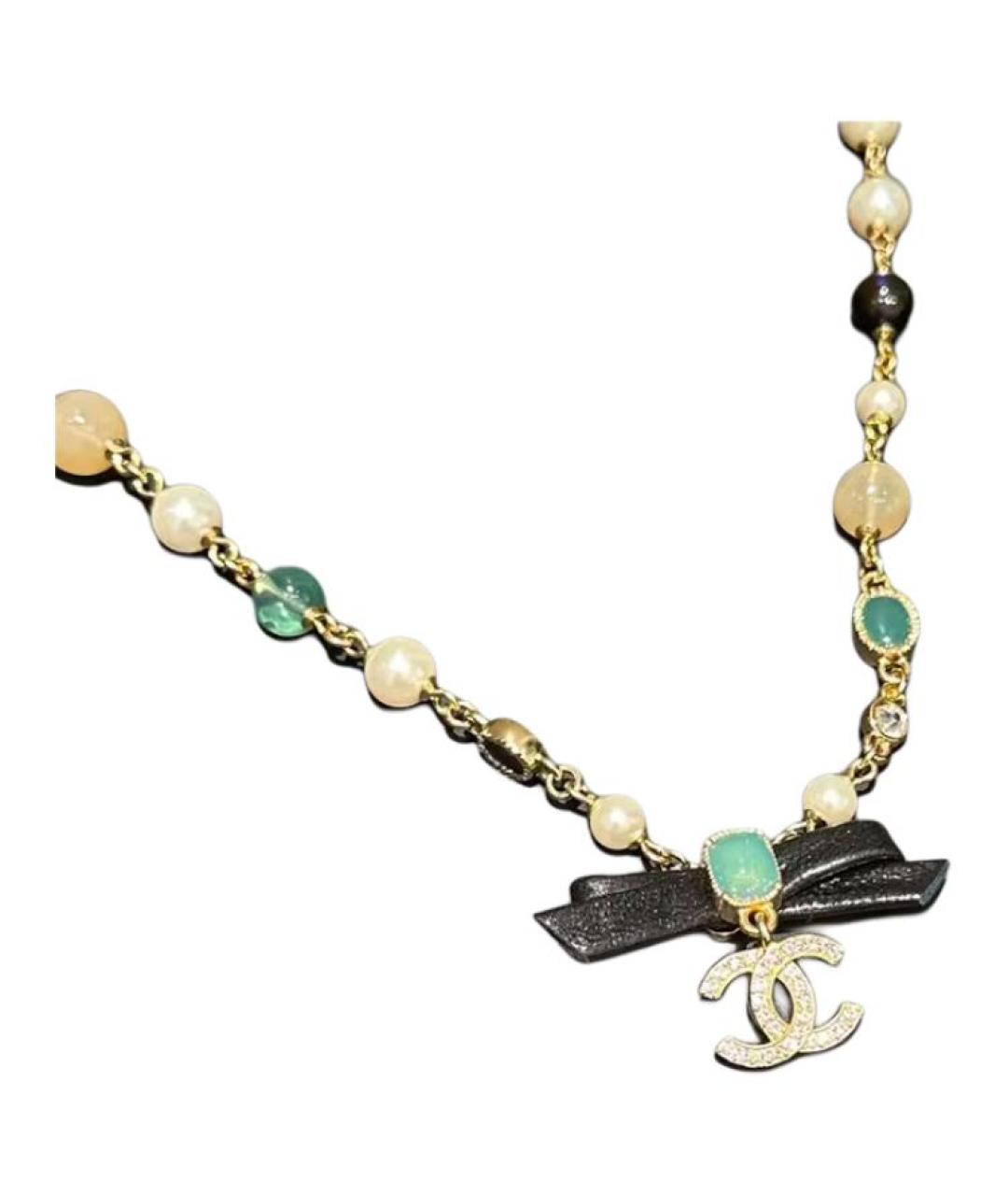 CHANEL Золотая металлическая цепочка, фото 2