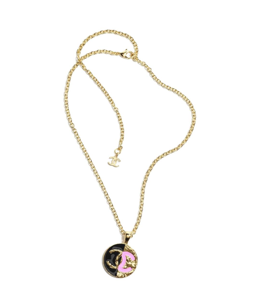 CHANEL Золотая металлическая подвеска, фото 1