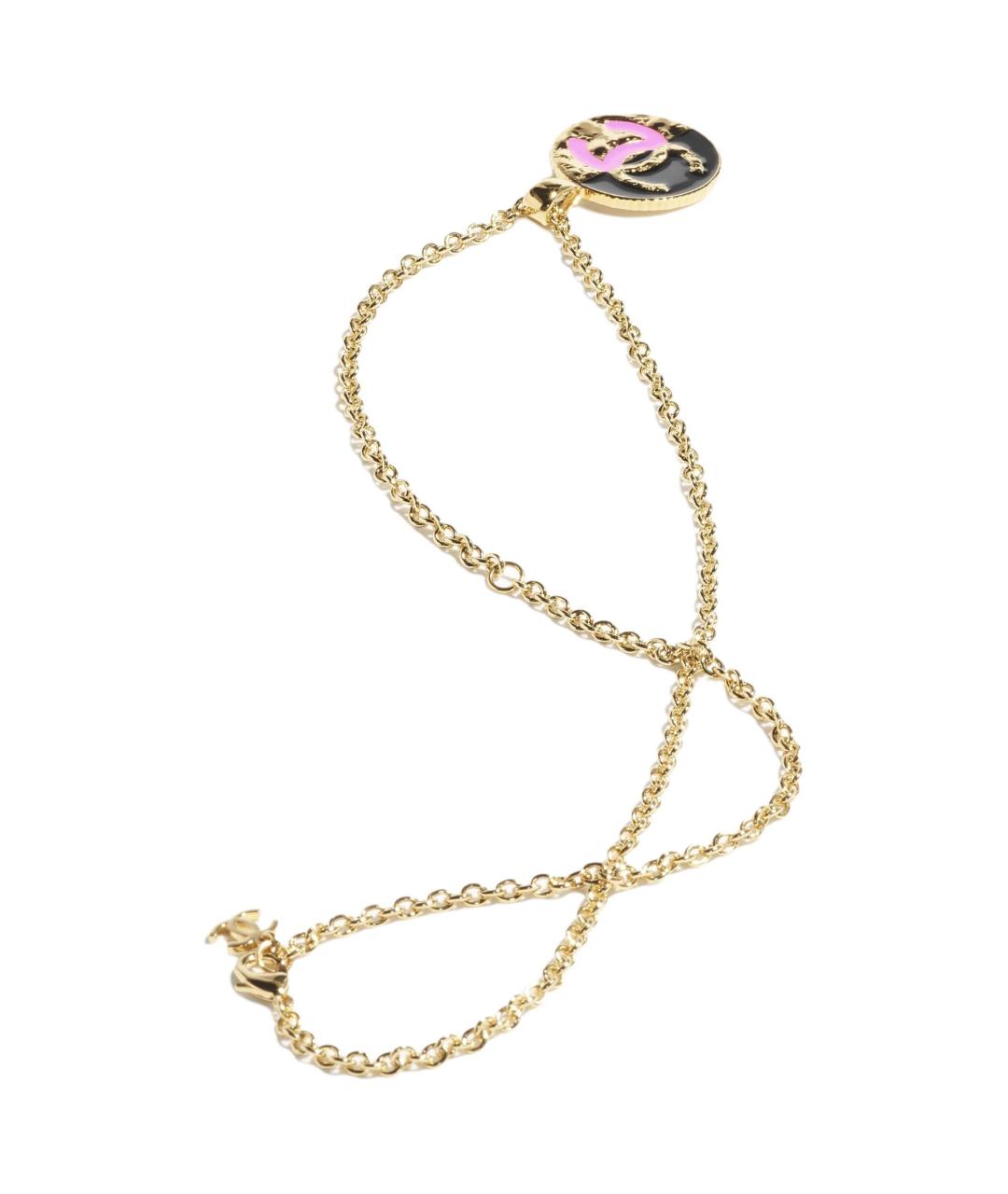 CHANEL Золотая металлическая подвеска, фото 2