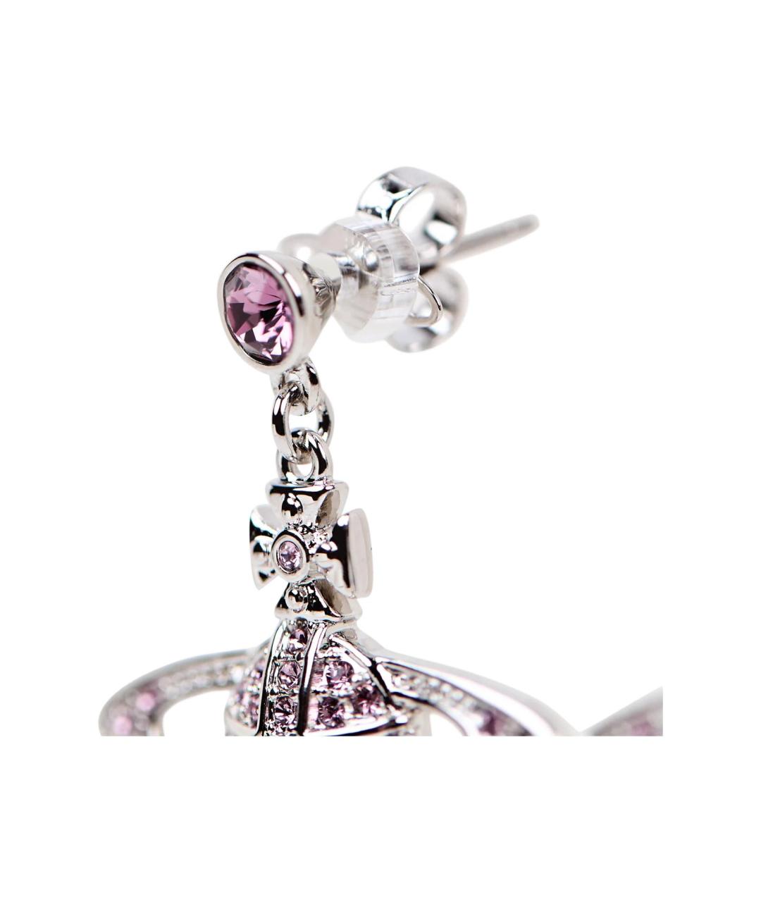 VIVIENNE WESTWOOD Розовые латунные серьги, фото 4