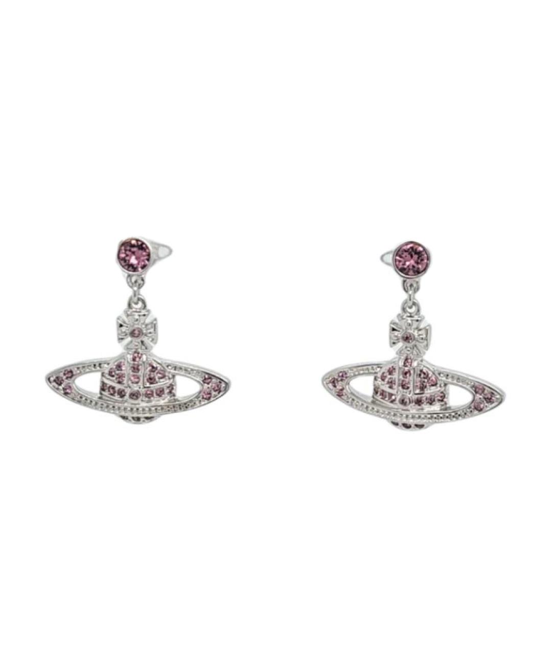 VIVIENNE WESTWOOD Розовые латунные серьги, фото 1
