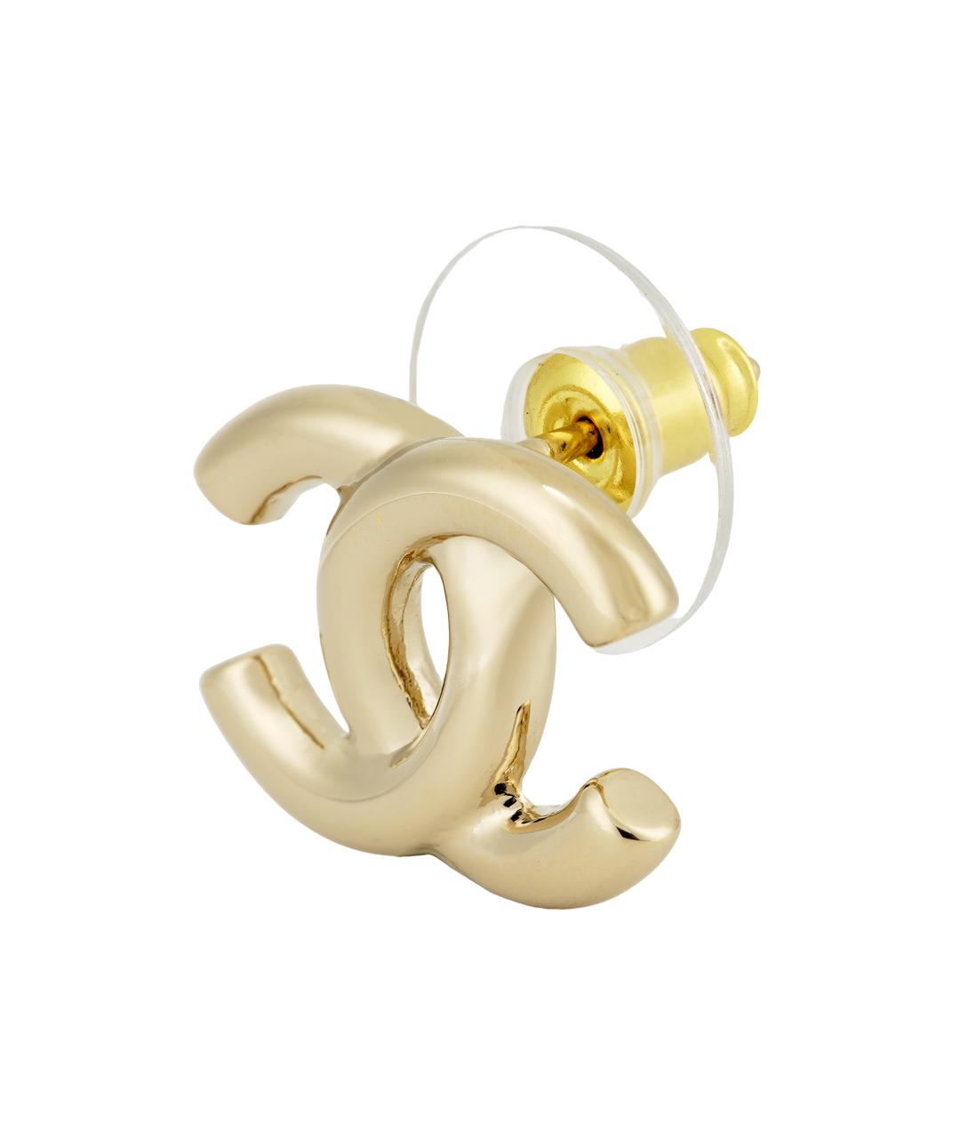 CHANEL Золотые серьги, фото 3