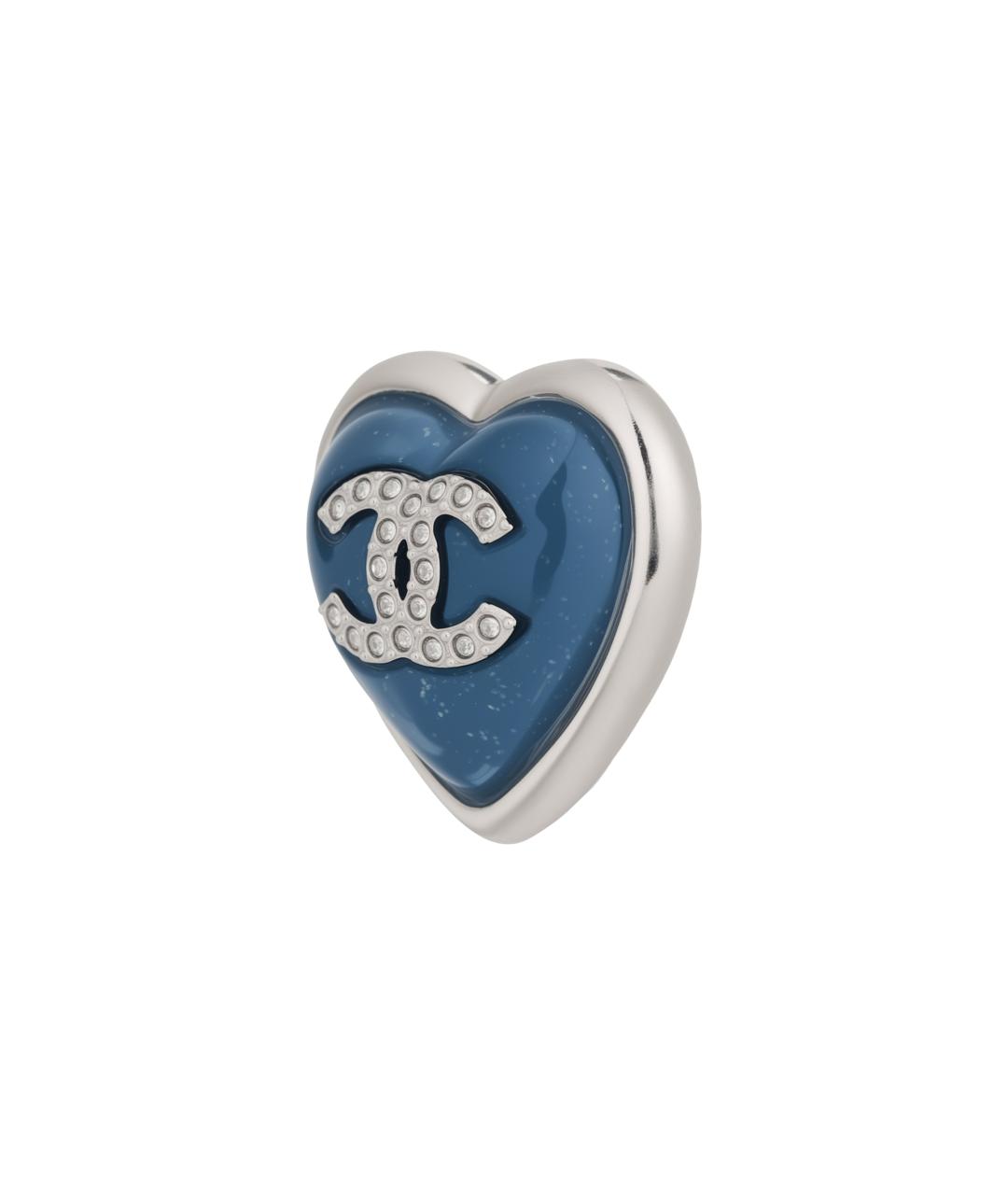CHANEL Синие серьги, фото 3
