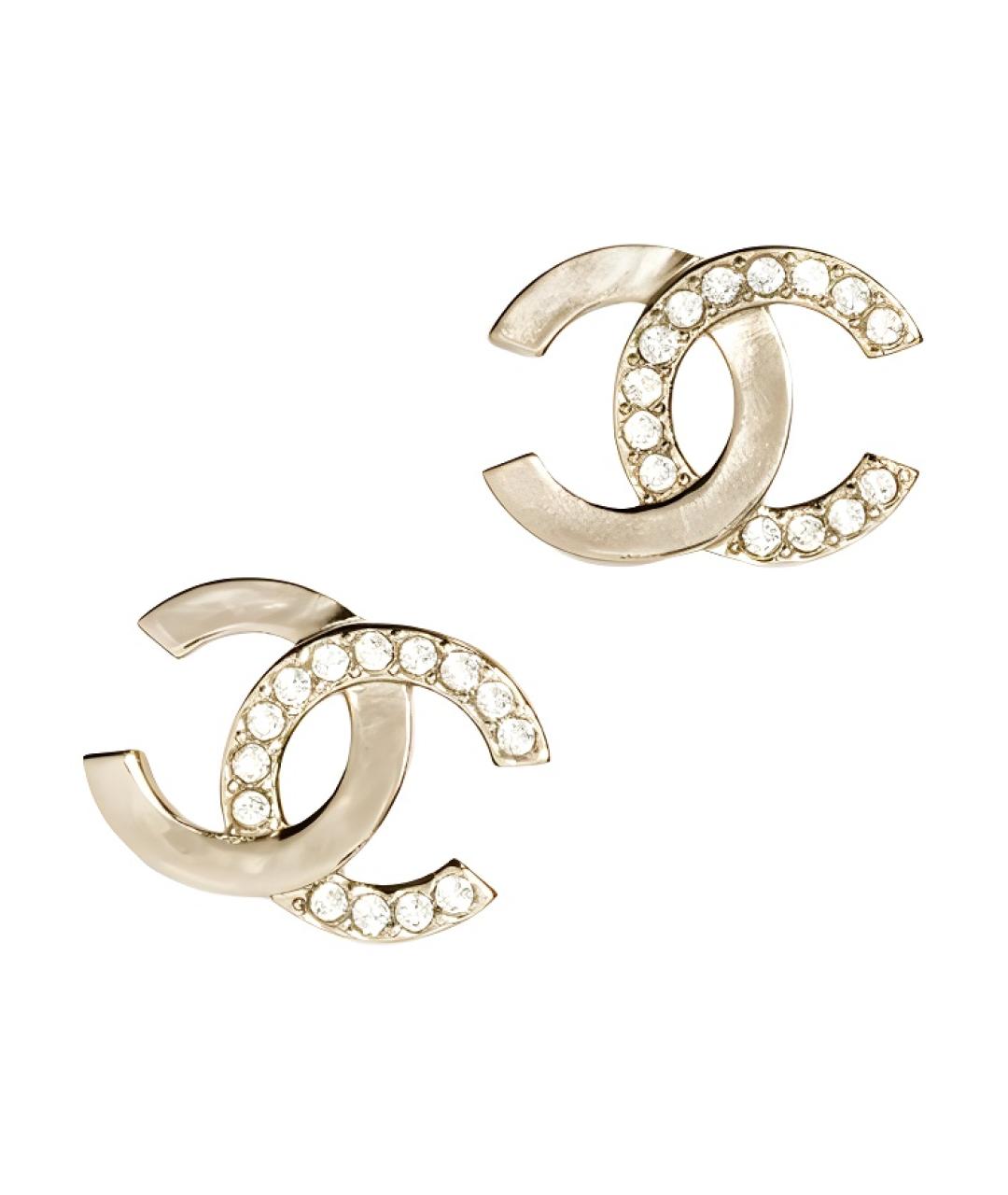 CHANEL Золотые серьги, фото 1