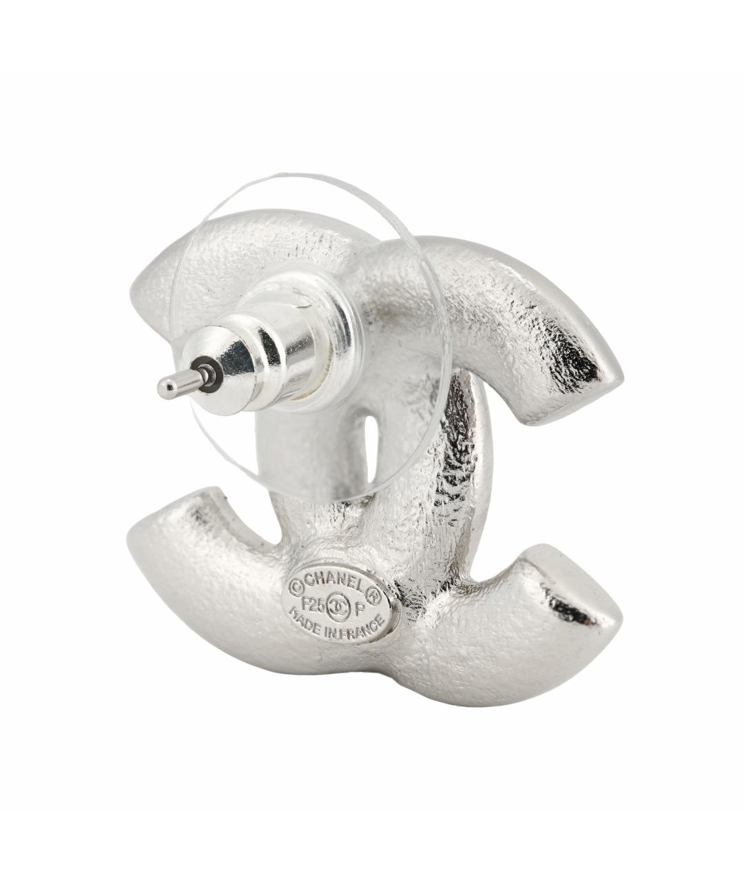 CHANEL Серебряные серьги, фото 4