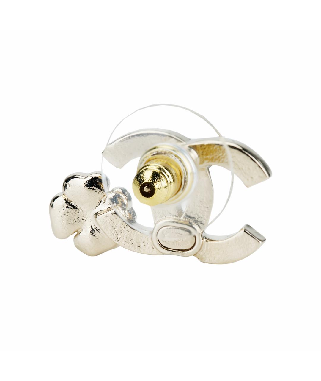 CHANEL Золотые серьги, фото 3