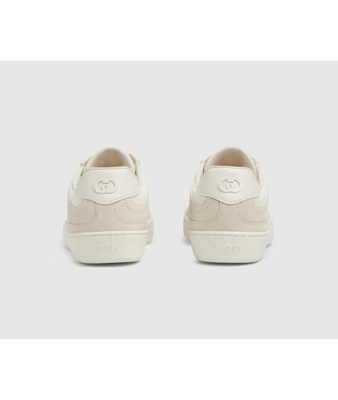 GUCCI Бежевые кеды, фото 4
