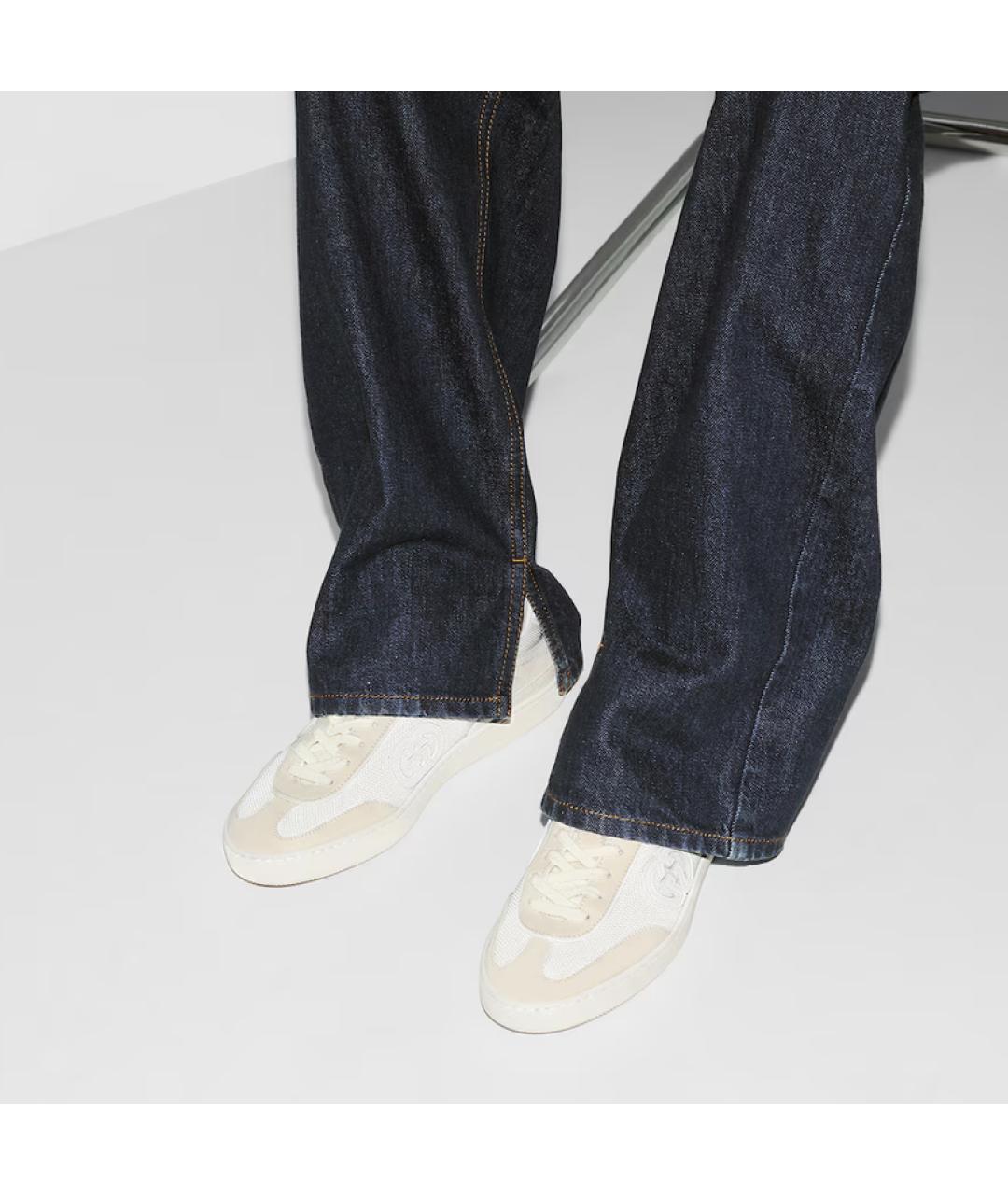 GUCCI Бежевые кеды, фото 3