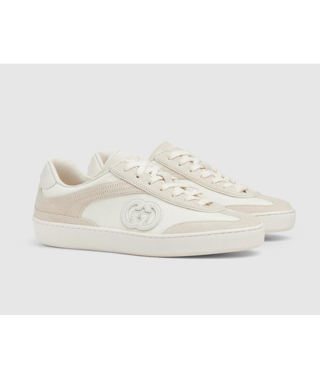 GUCCI Бежевые кеды, фото 2