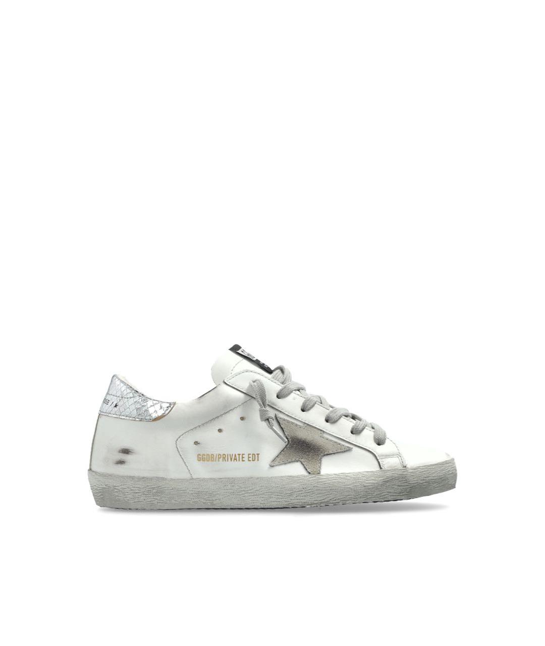 GOLDEN GOOSE DELUXE BRAND Белые кожаные кеды, фото 5