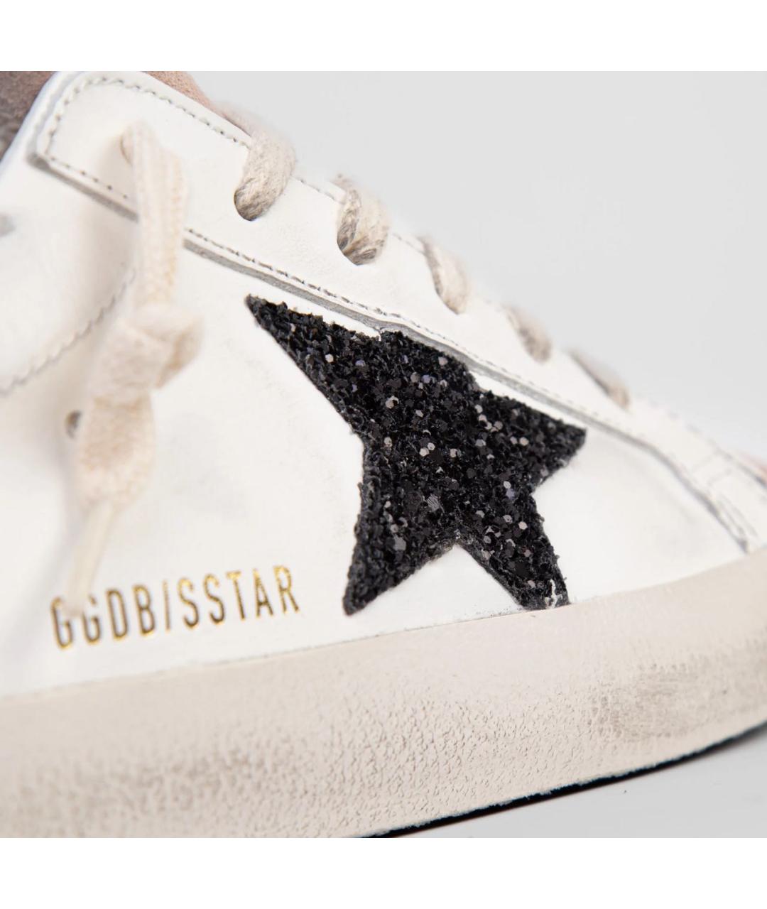 GOLDEN GOOSE DELUXE BRAND Бежевые кожаные кеды, фото 3