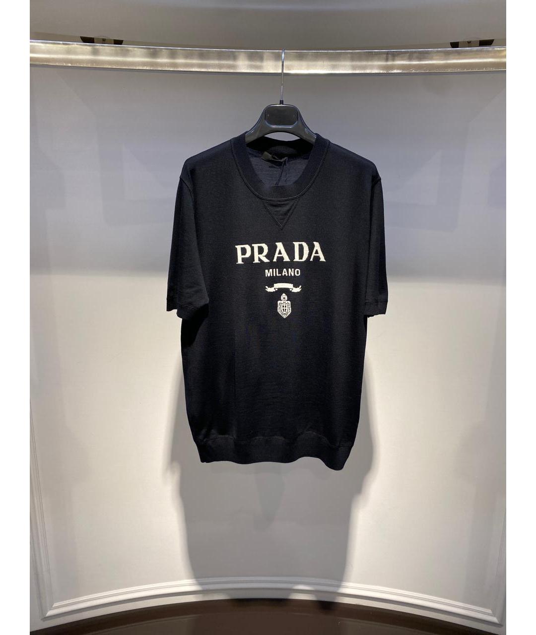 PRADA Черная футболка, фото 3