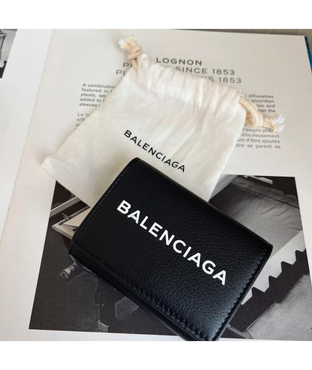 BALENCIAGA Черный кошелек, фото 3