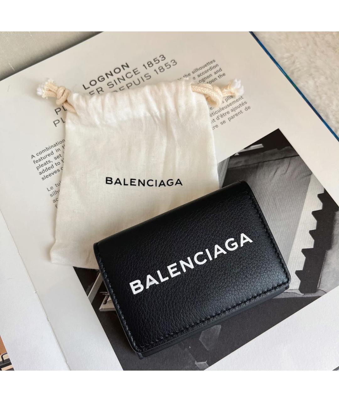 BALENCIAGA Черный кошелек, фото 2