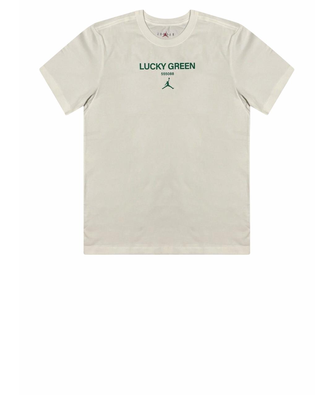 JORDAN Белая хлопковая футболка, фото 1