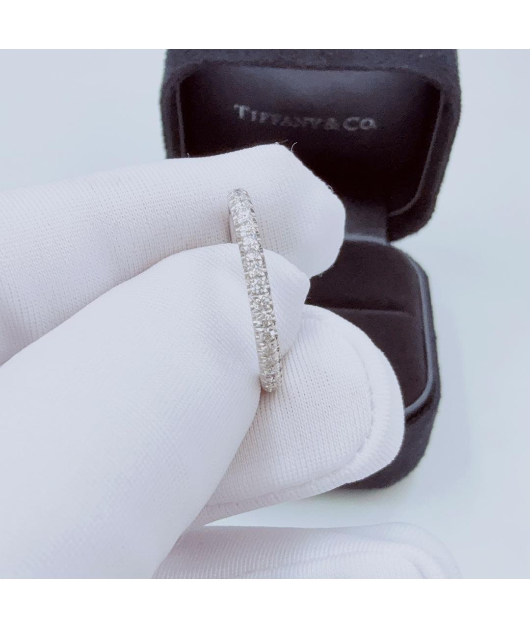 TIFFANY&CO Белое платиновое кольцо, фото 4