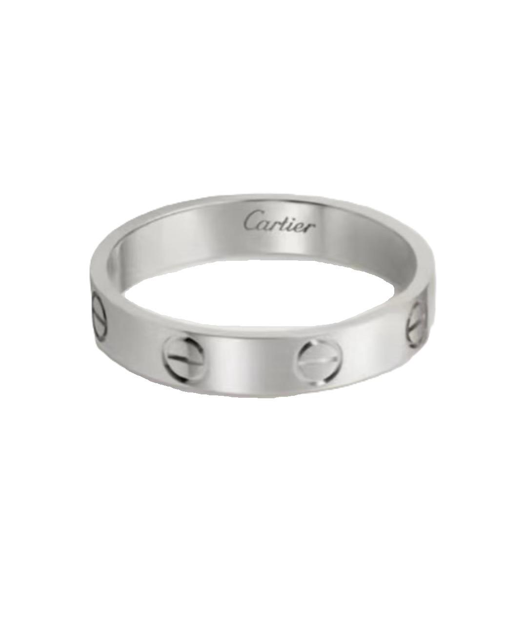 CARTIER Белое кольцо из белого золота, фото 1