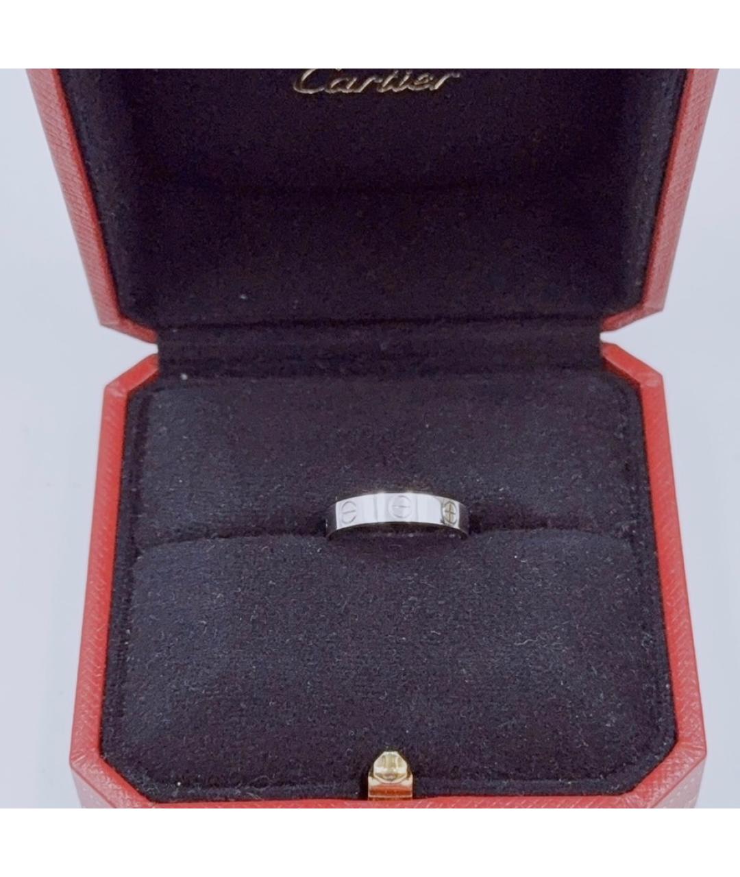 CARTIER Белое кольцо из белого золота, фото 2