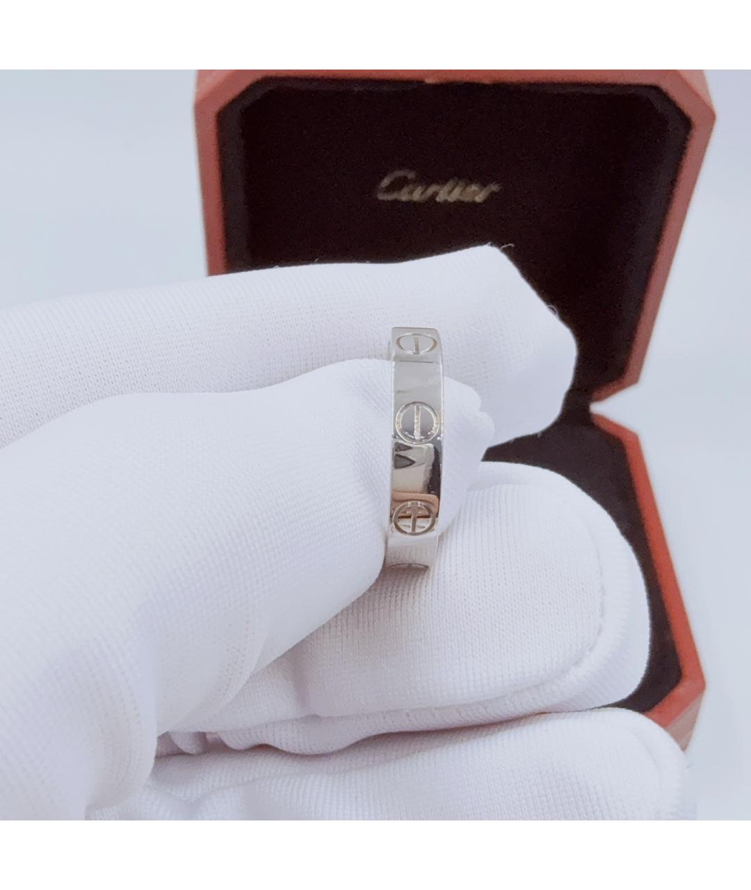 CARTIER Белое кольцо из белого золота, фото 4
