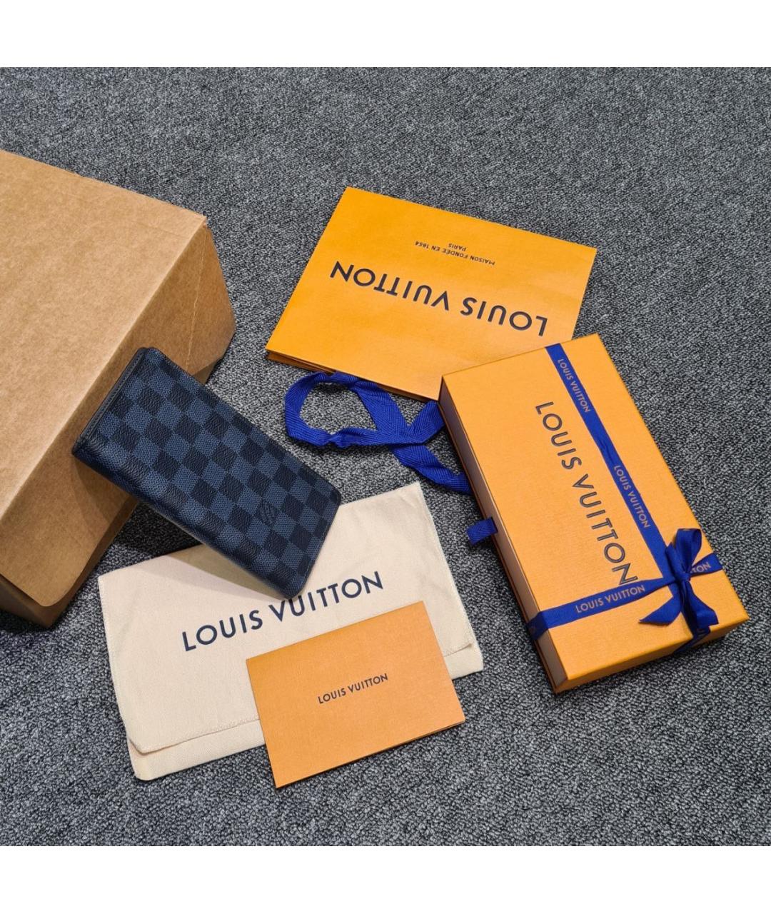 LOUIS VUITTON Черный кошелек, фото 2