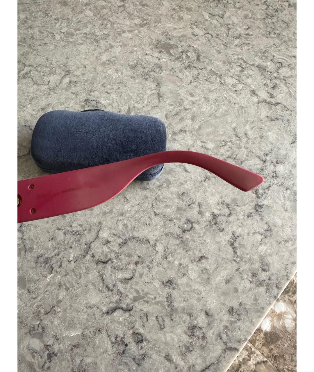 GUCCI Черные пластиковые солнцезащитные очки, фото 4