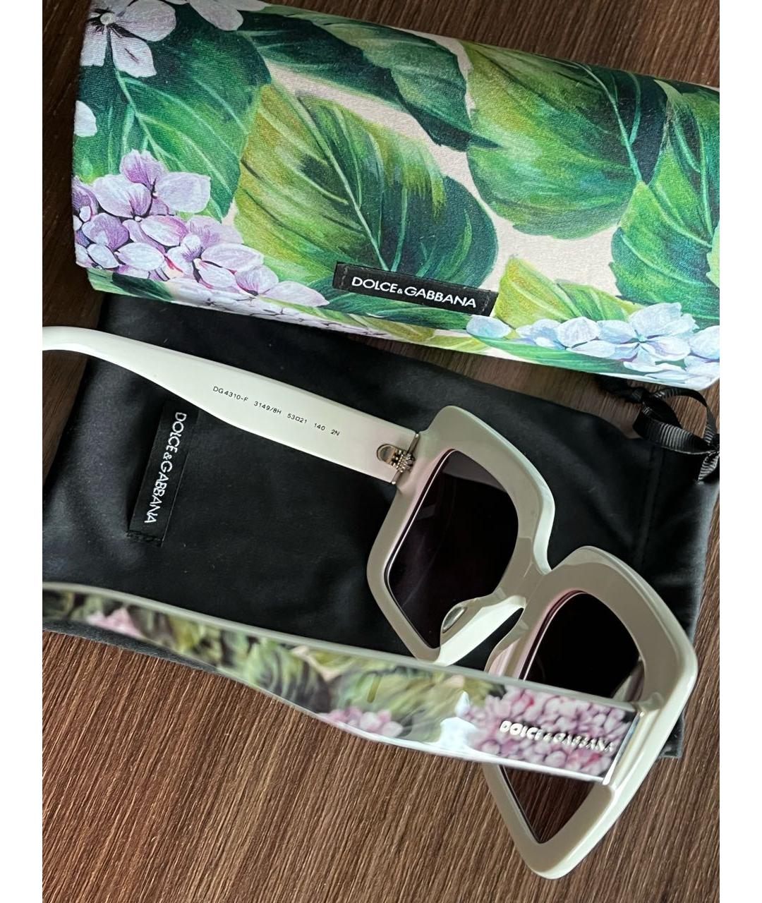 DOLCE&GABBANA Мульти пластиковые солнцезащитные очки, фото 8