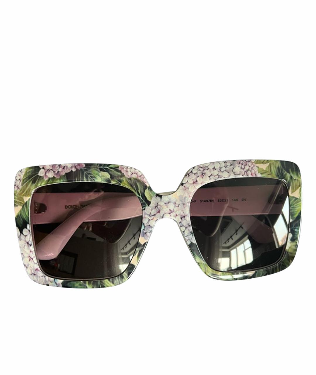DOLCE&GABBANA Мульти пластиковые солнцезащитные очки, фото 1