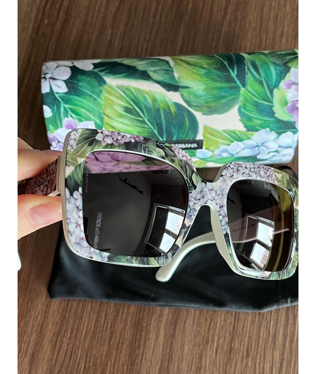 DOLCE&GABBANA Мульти пластиковые солнцезащитные очки, фото 2