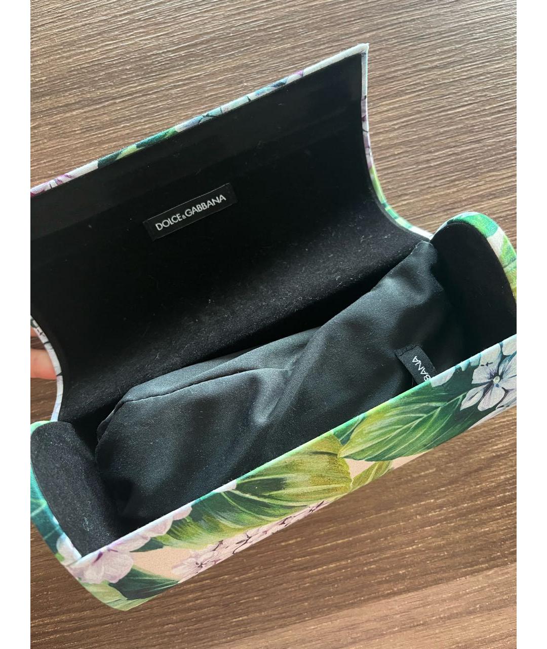 DOLCE&GABBANA Мульти пластиковые солнцезащитные очки, фото 7