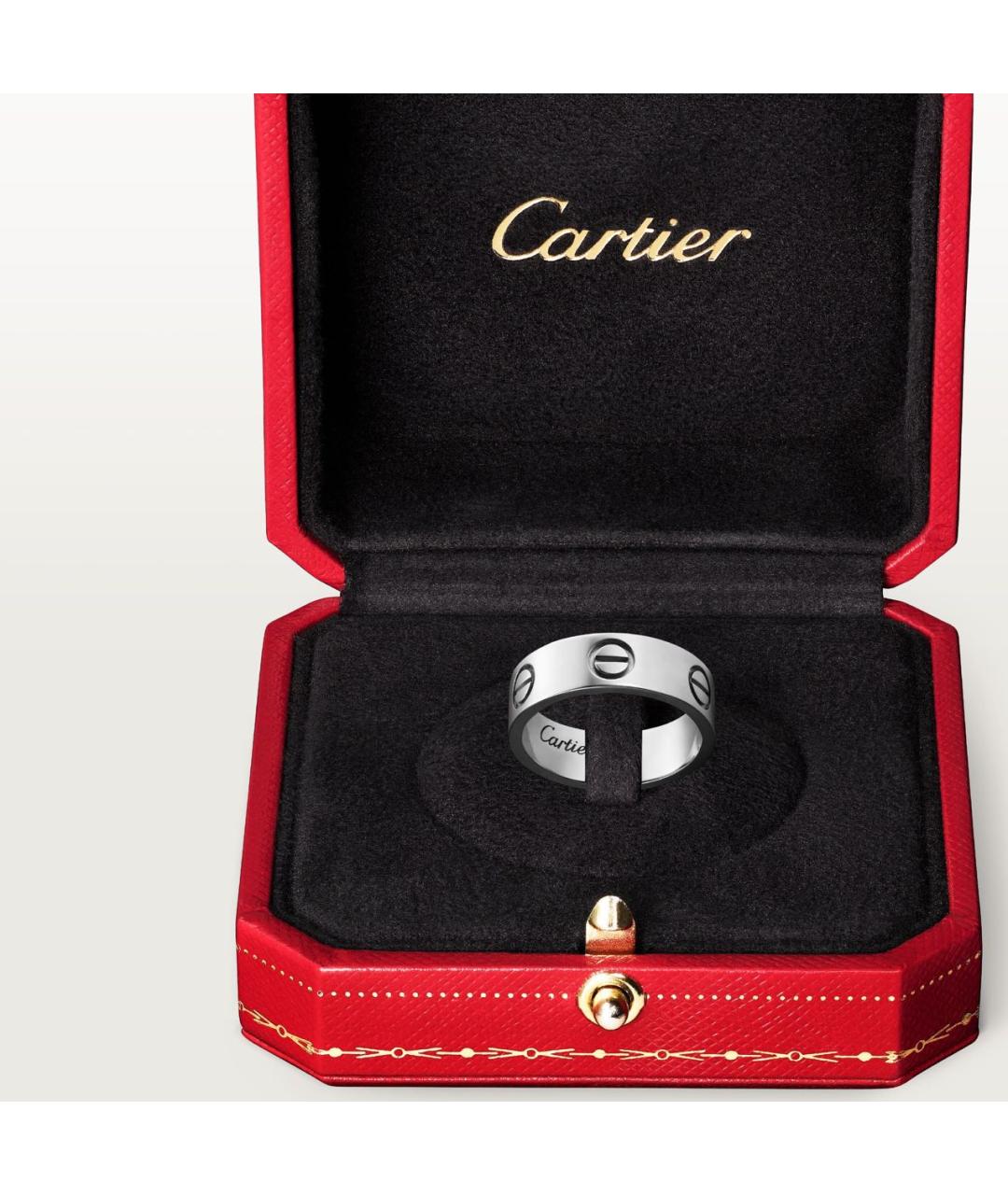 CARTIER Серебряное кольцо из белого золота, фото 5