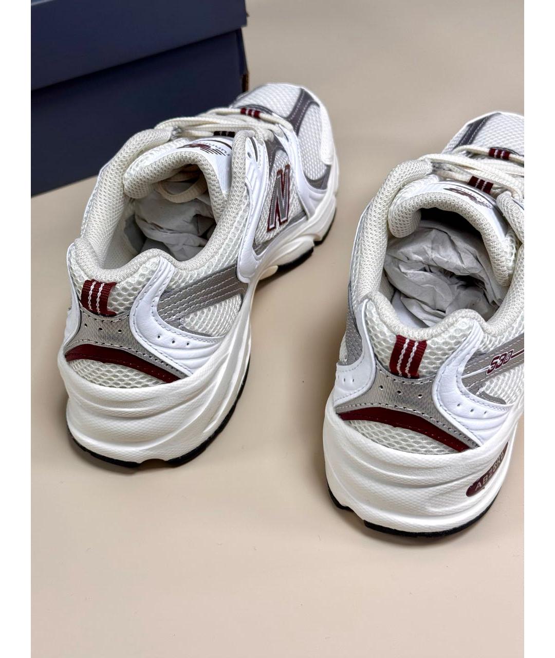 NEW BALANCE Бордовые кроссовки, фото 4