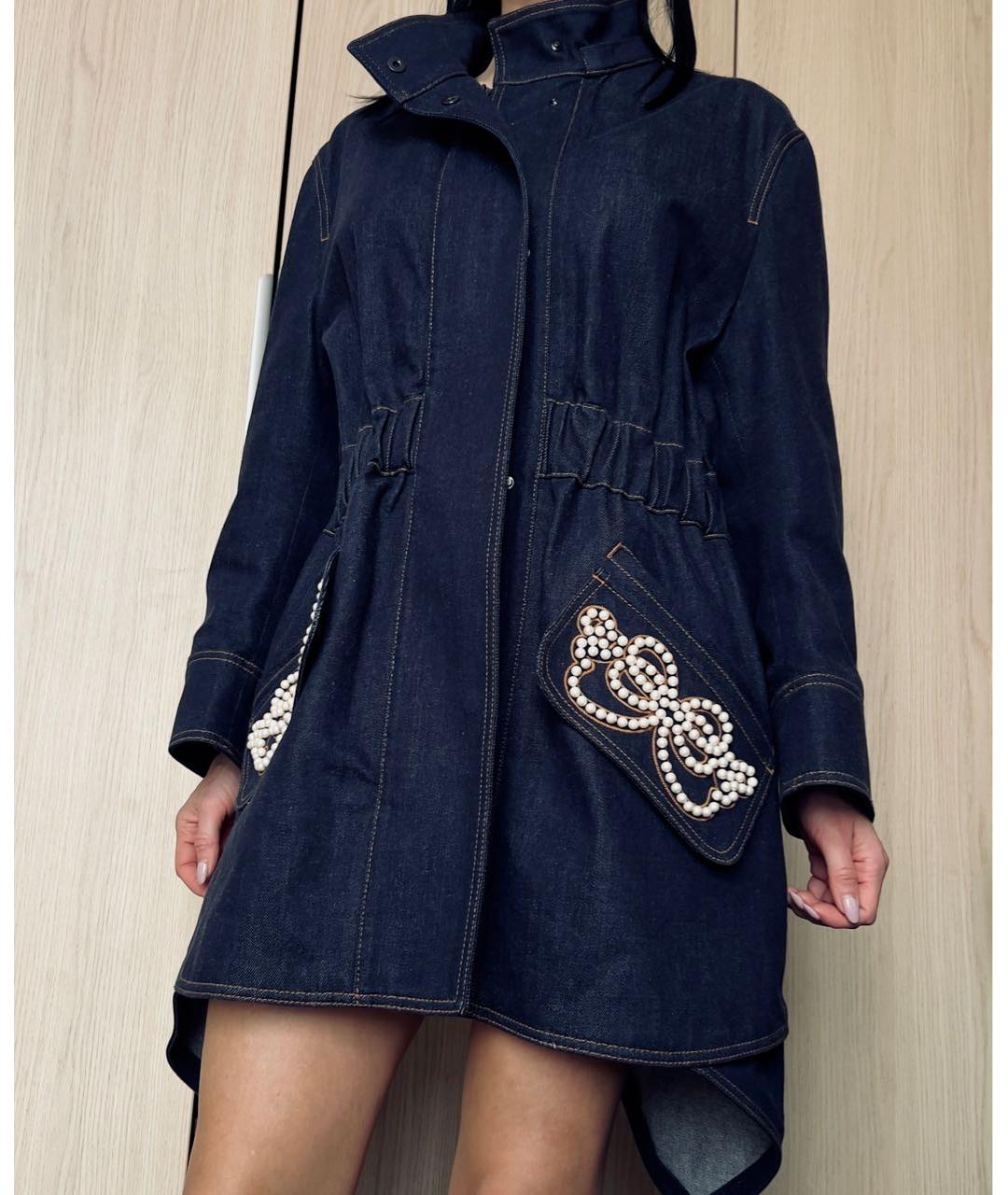 FENDI Темно-синяя парка, фото 7