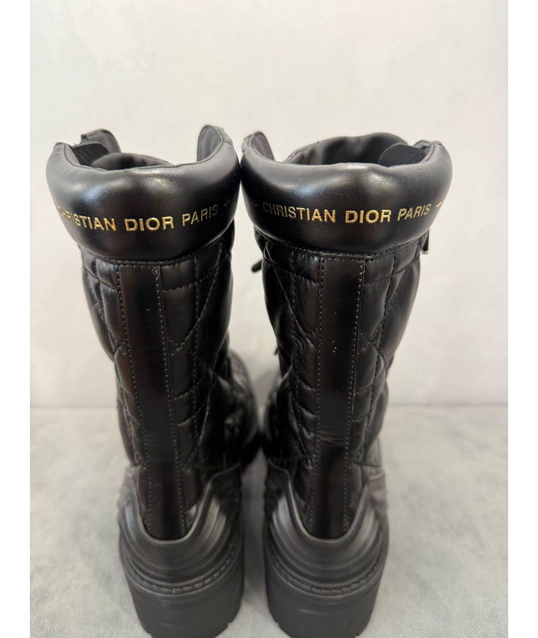 CHRISTIAN DIOR Черные ботинки, фото 6