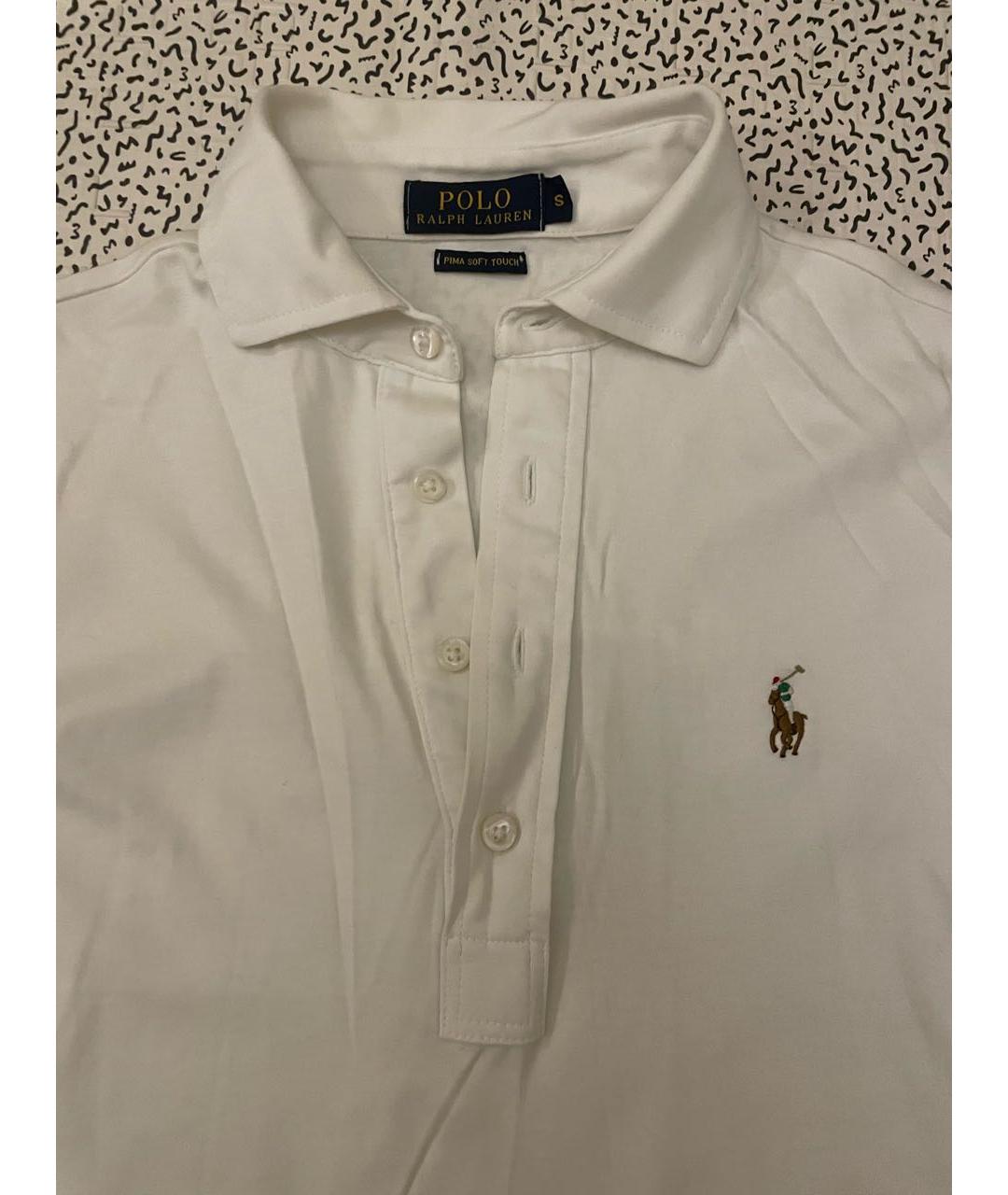 POLO RALPH LAUREN Белый хлопковый джемпер / свитер, фото 2