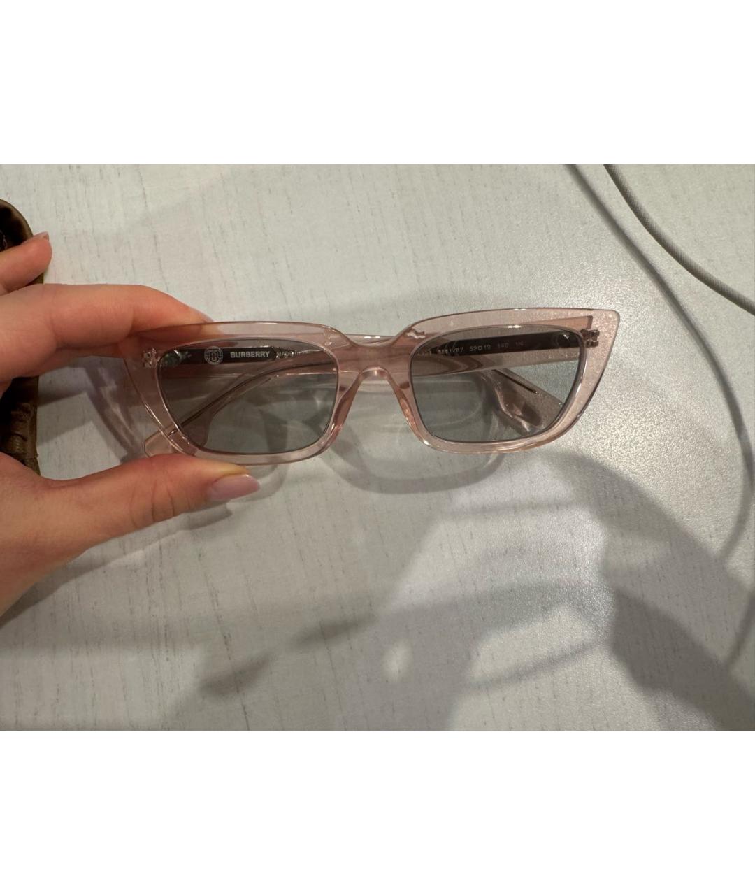 BURBERRY Мульти пластиковые солнцезащитные очки, фото 5